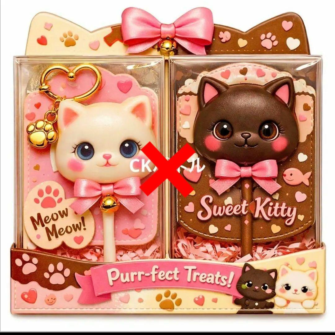 激レアチョコにゃんこねこキャンティパネル生地　ハンドメイド