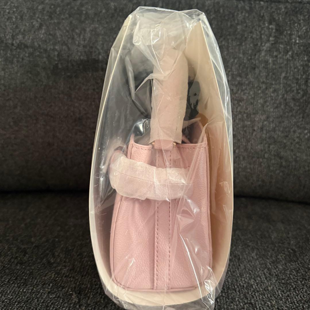 【新品未使用】 オブリエル トップハンドルバッグ コットンキャンディーピンク