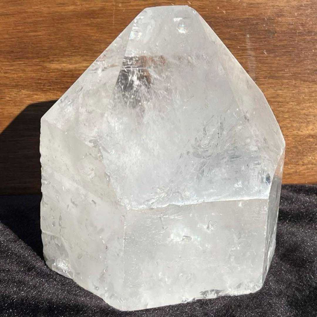 ✳️超破格‼️大迫力✨訳あり商品✨ハイクオリティ✨虹入り 水晶 六角柱 原石 天然石