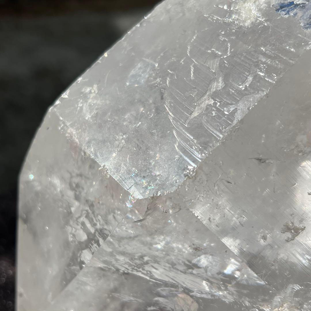 ✳️超破格‼️大迫力✨訳あり商品✨ハイクオリティ✨虹入り 水晶 六角柱 原石 天然石