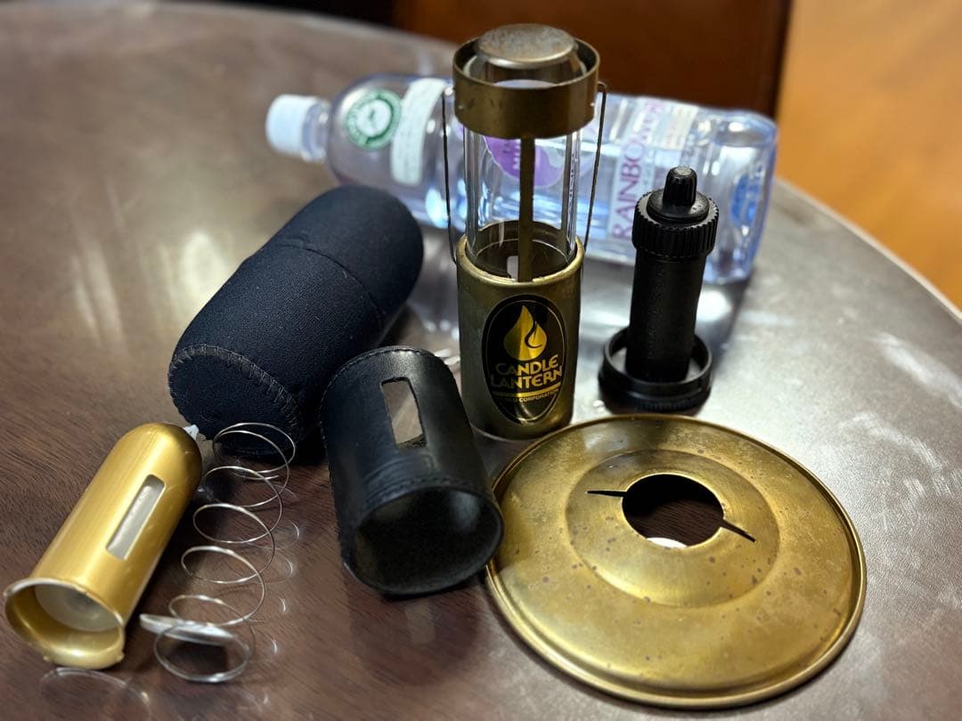 UCO 旧ロゴ キャンドルランタン ブラス真鍮 オイルインサート①