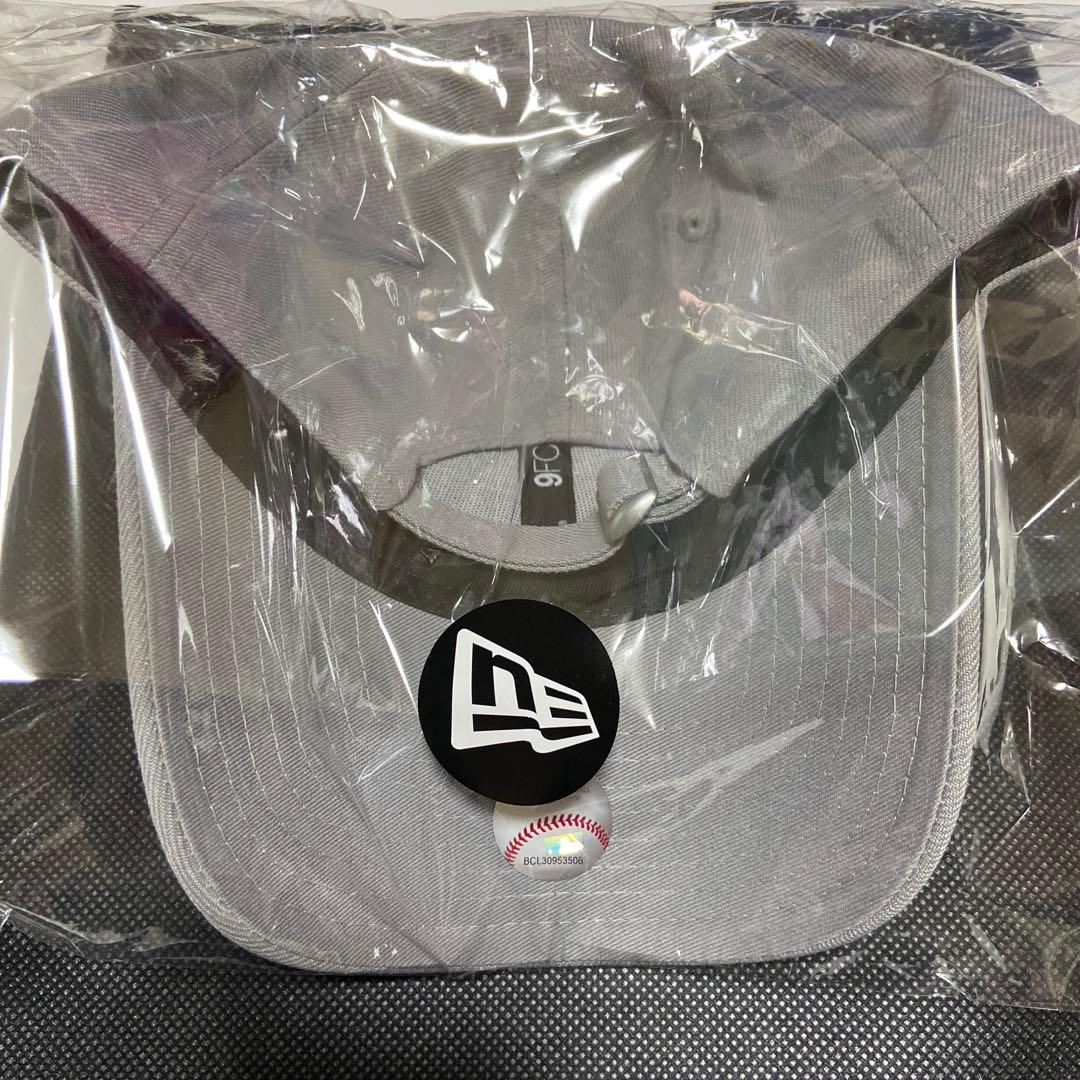 ニューエラ　9FORTYRHINESTONE ドジャース　グレー新品