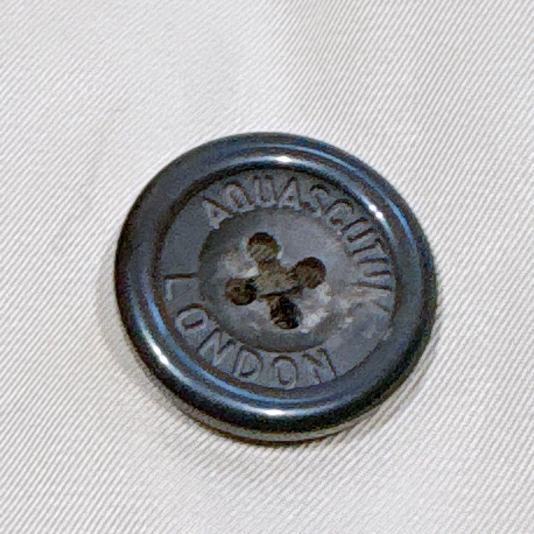 新品同様✨　アクアスキュータム　ステンカラーコート　ライナー　ベージュ　38