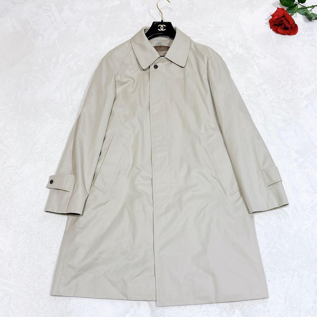 新品同様✨　アクアスキュータム　ステンカラーコート　ライナー　ベージュ　38