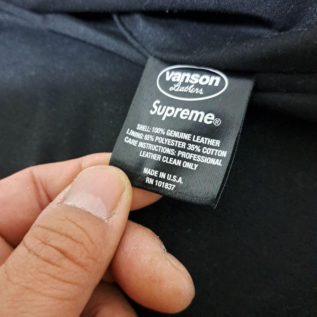 Supreme　VANSON 希少SizeL❕PELLE PELLE