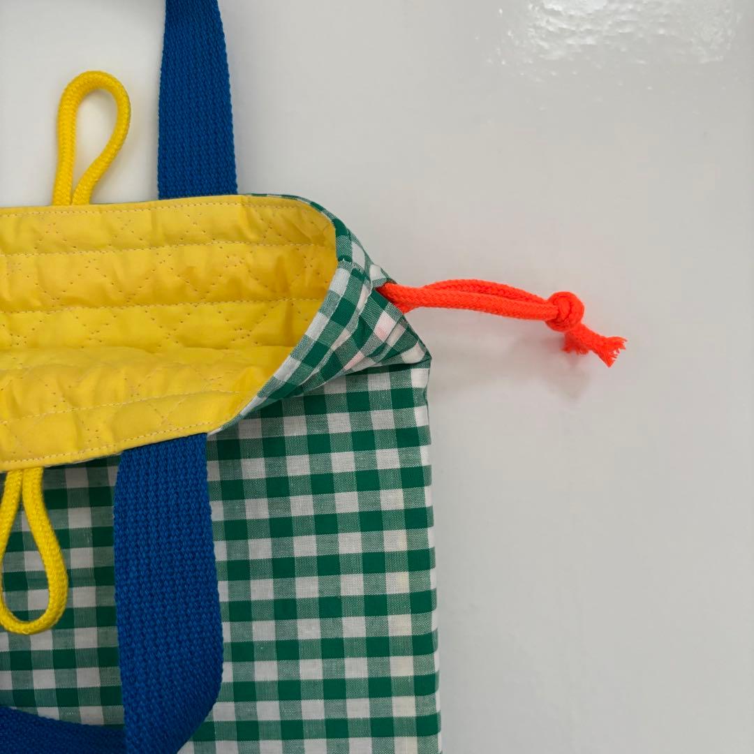 【ぽむ】レッスンバッグ　上履き入れ　体操服袋