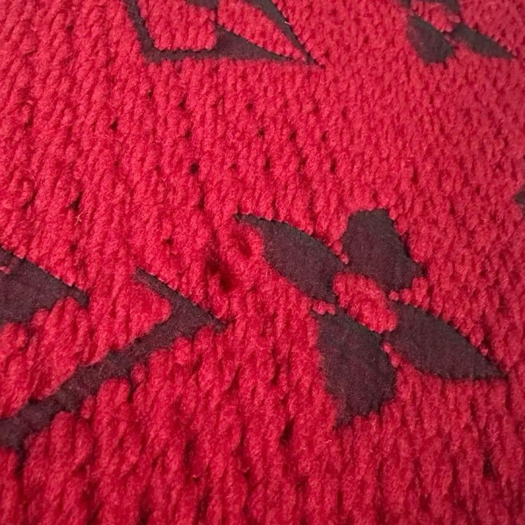 LOUIS VUITTON 正規品 レッド マフラー