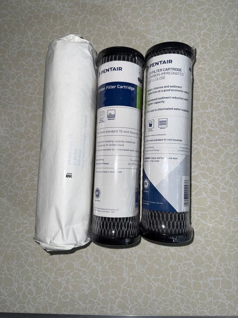 【値下げ可能】Pentair カーボンフィルターカートリッジ 10インチ