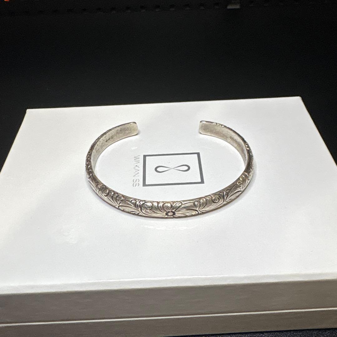 g*読様 WIKAN SS アラベスク　シルバーバングル