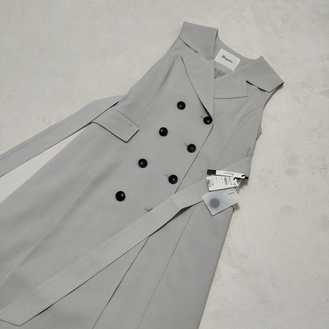 新品タグ付き❢Diagram　ロングジレ　ロングコート　ダイアグラム