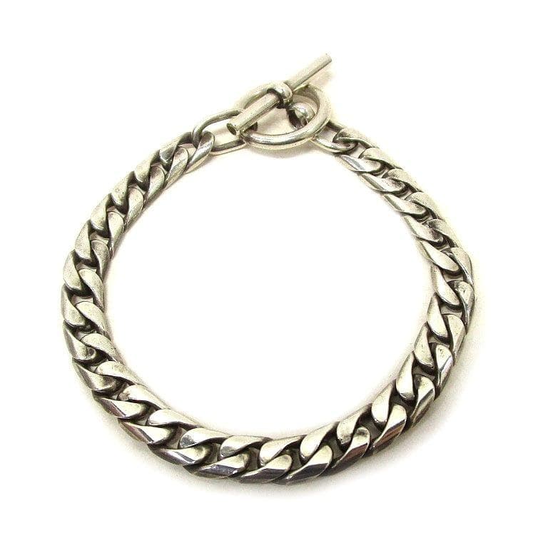LAVER ラバー 7mm Curb Chain T Bar Bracelet