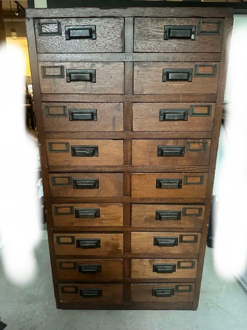 アンティーク　木製引き出し