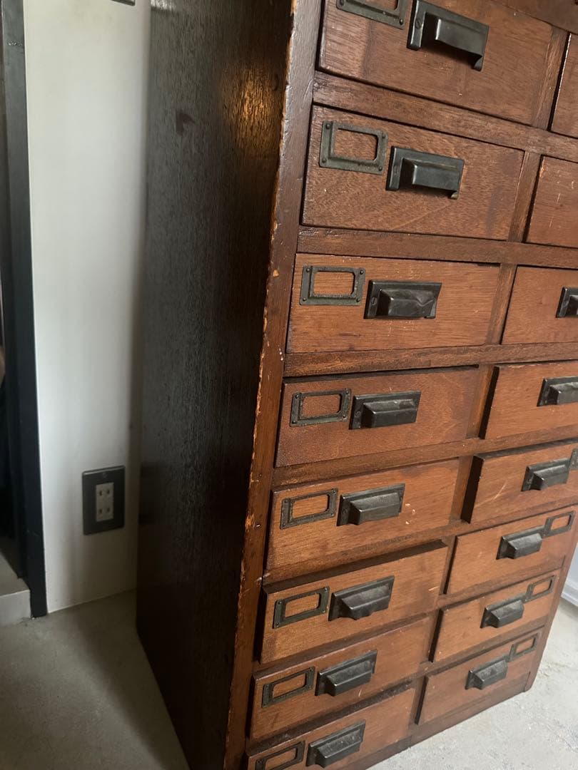 アンティーク　木製引き出し