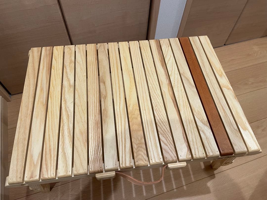 未使用　cielblue キャリーテーブル　シエルブルー　ウッドテーブル