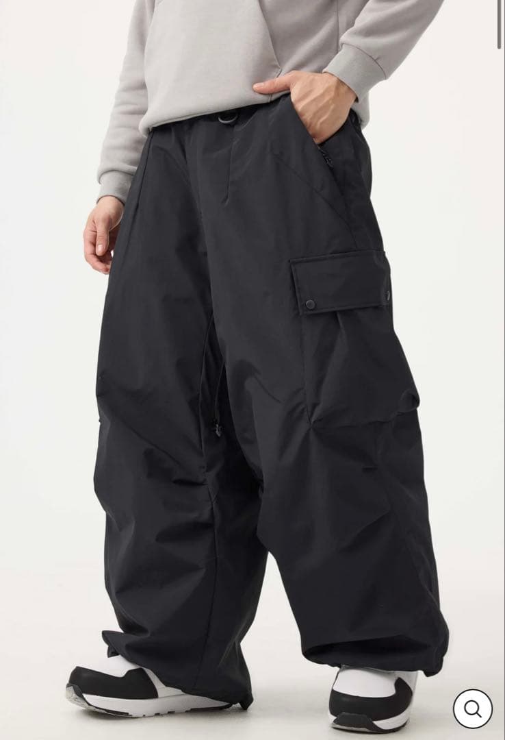 スノーボードウェア パンツ　黒　ブラック　ワイド　koobla gsou