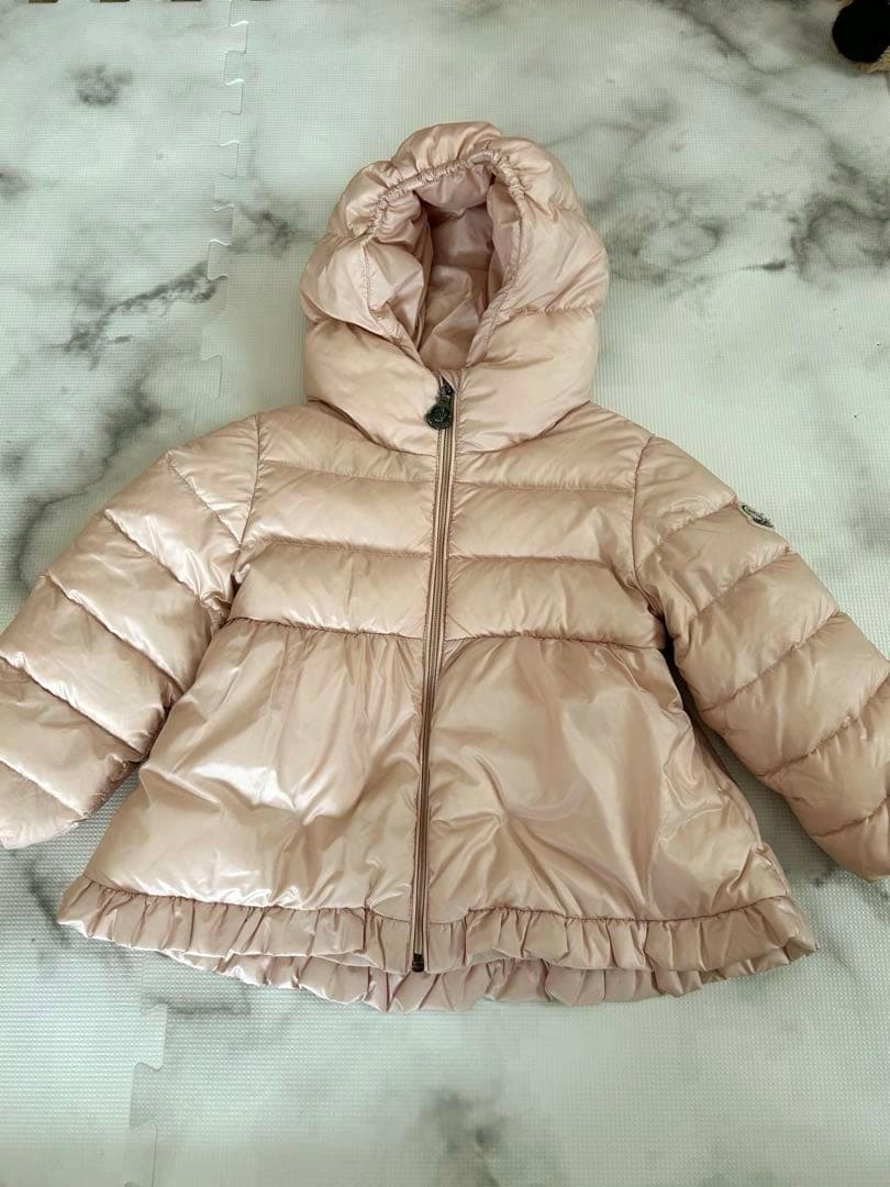 モンクレール　ベビー　ダウン　ピンク