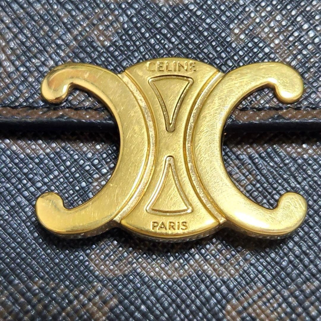 みかん✨極美品　正規品✨セリーヌ　三つ折り　トリオンフ　マカダム