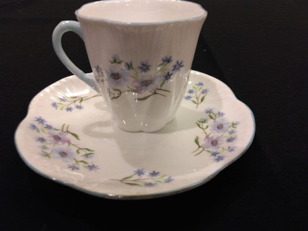 シェリーアンティーク　デミタスカップ　小皿セット