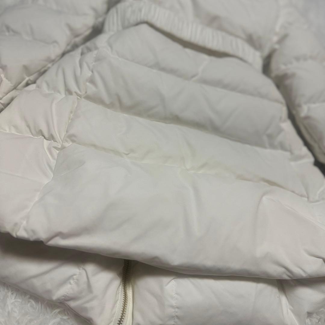 Riu リウ　Rちゃん　ホワイト ダウンジャケット ファー　FREE SIZE