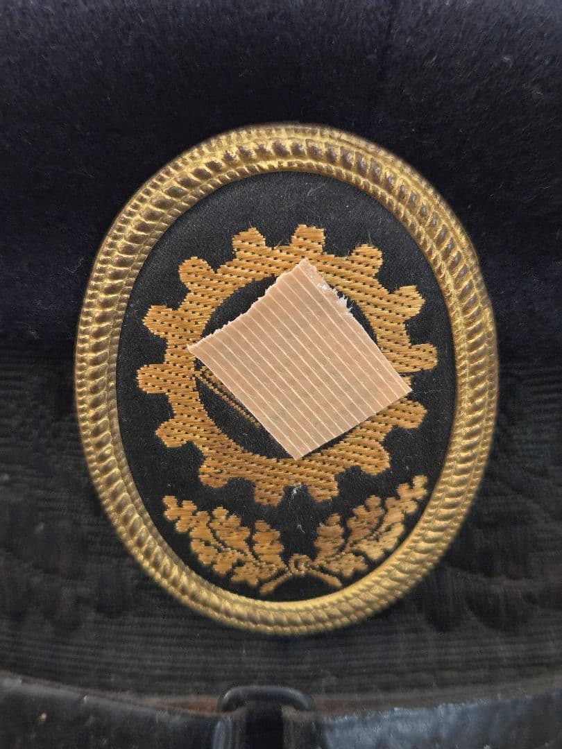 希少　第二次大戦中　DAF制帽　ドイツ労働戦線