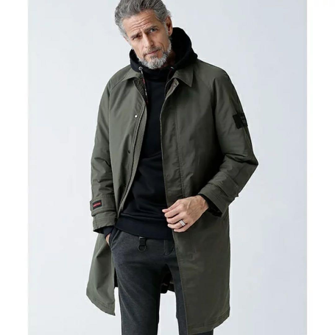 BRIEFING ナノユニバース別注　ステンカラーコートMサイズ　ブリーフィング