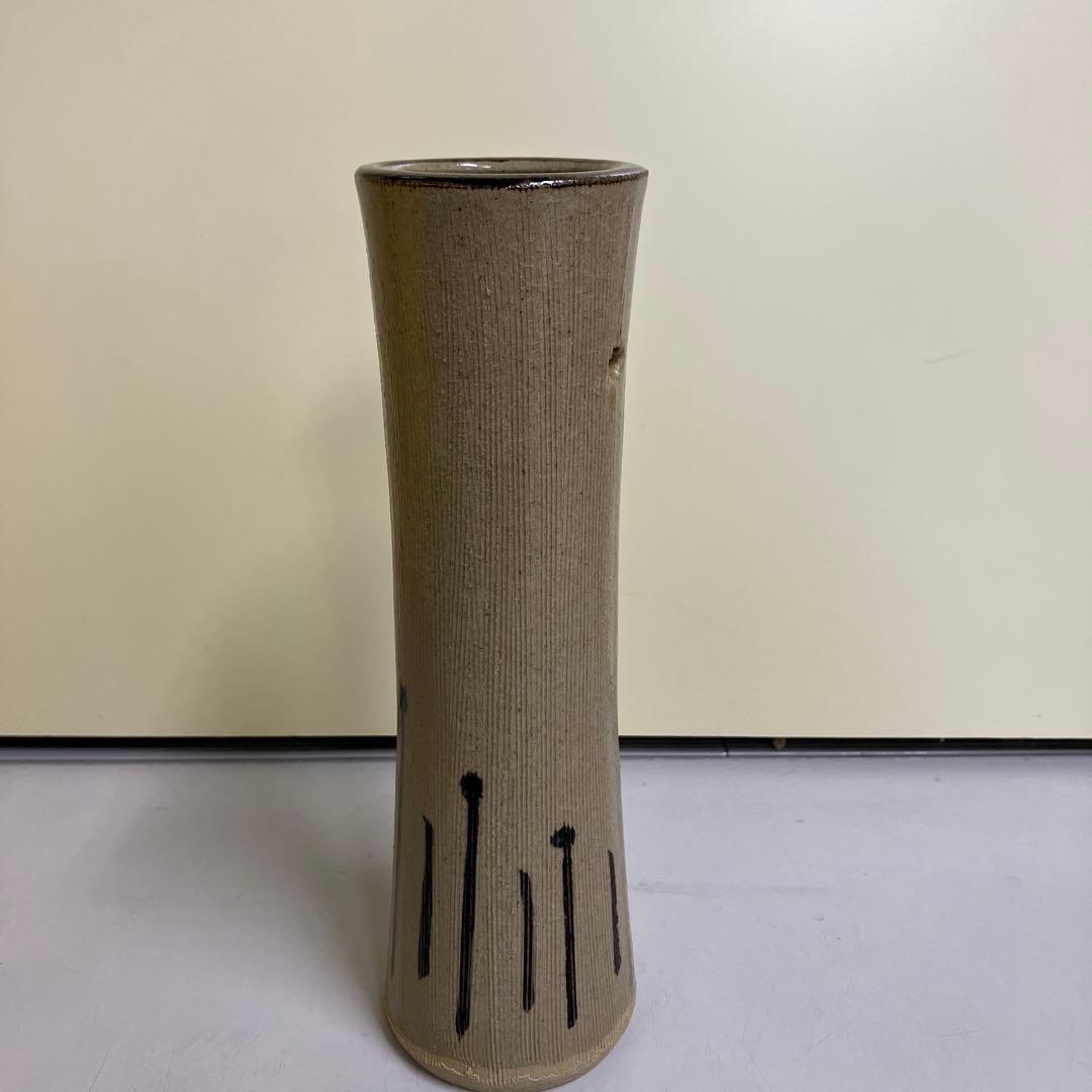 D-5 壁掛け花瓶 盛瀧窯九十九焼陶器 昭和レトロ 一輪挿し壁掛け花瓶 骨董品