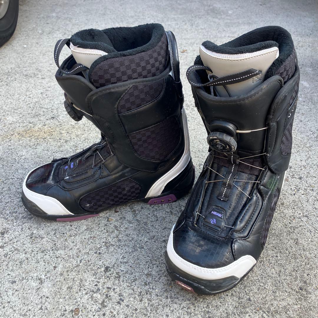 ヘッド スター BOAシステム ダイヤル式スノーボードブーツ 黒 26.5cm