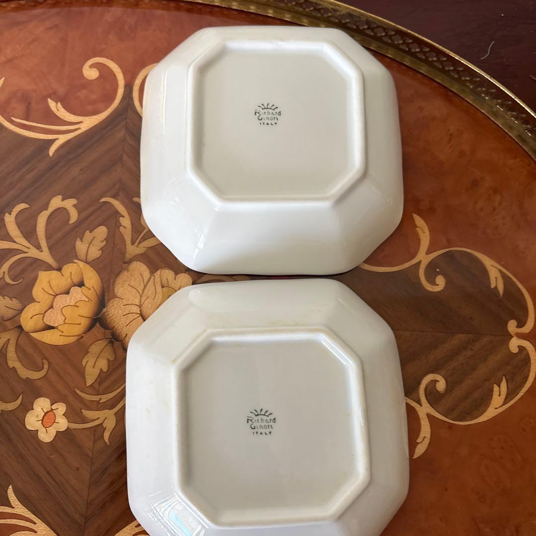 リチャードジノリ　スクエアプレイト5客