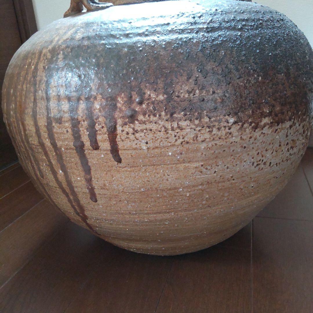 耳つき　壺　50　備前焼