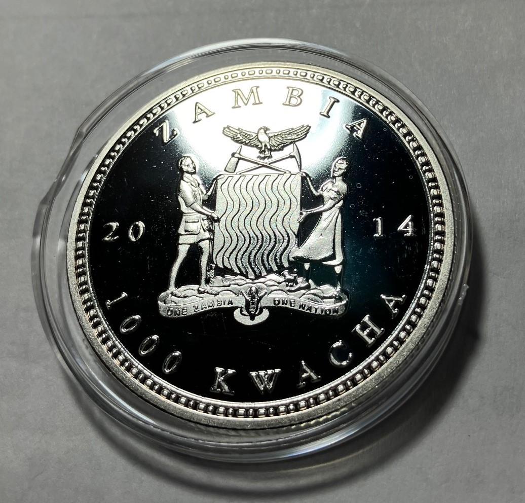 記念硬貨　ザンビア共和国　2014　絶滅危惧種保護　12種コンプリート