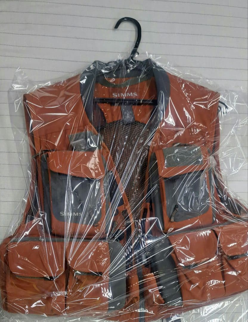 SIMMS G3ガイドベスト　フィッシングベスト シムスオレンジ　Mサイズ