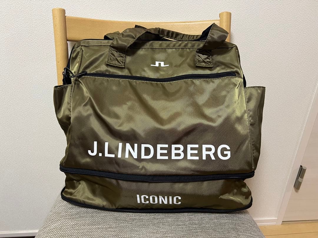 J.LINDEBERG ボストンバッグ オリーブ