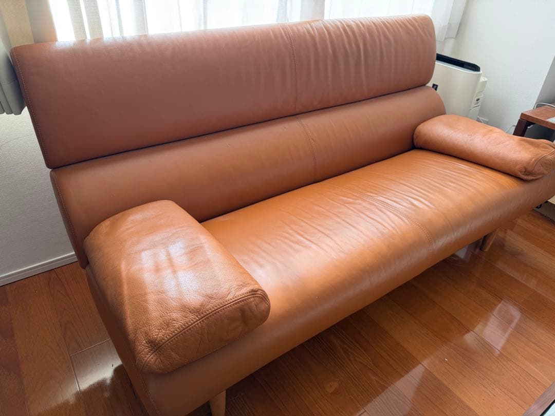 カンディハウスエクリプス旭川家具レザーソファ