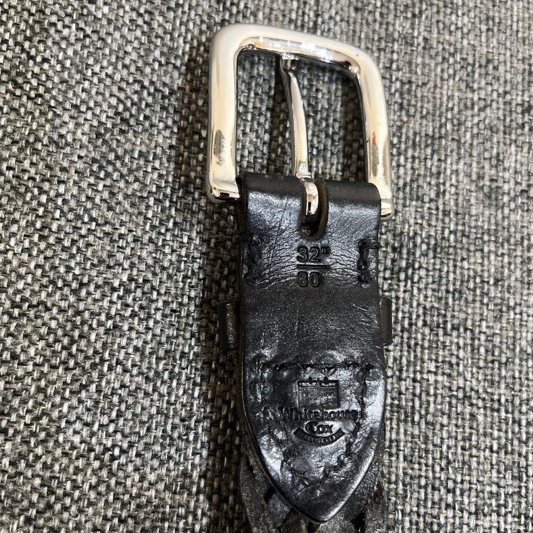 Whitehouse Cox ホワイトハウスコックス レザー メッシュベルト