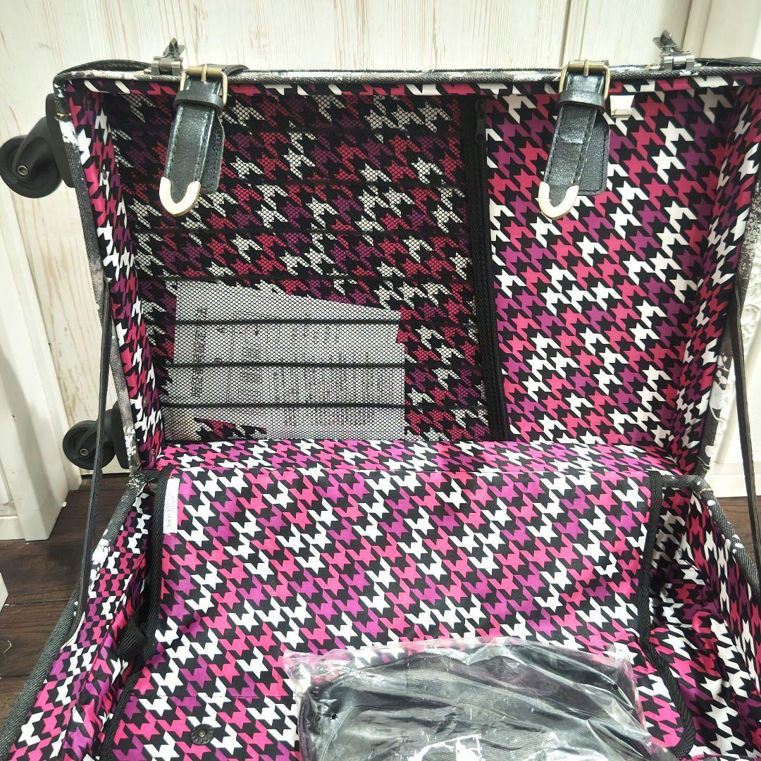 寄付　アクタスカラーズ　ケース　トランク　デニム　レザー　ブラック　L　ペイント