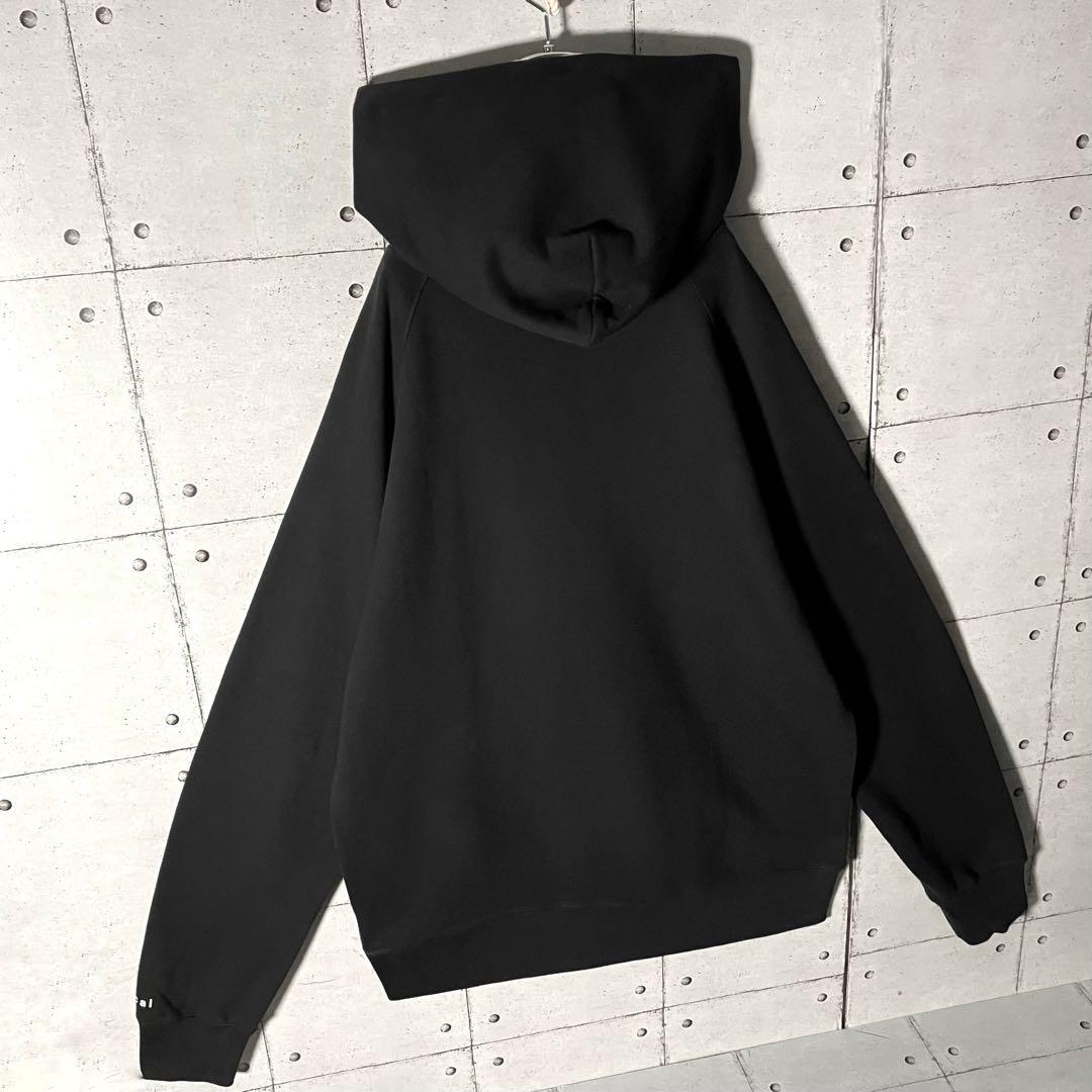 【鬼レア】サカイsacai☆カウズ限定コラボ刺繍ロゴスウェットパーカー希少XL