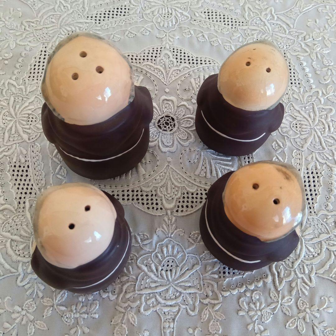 入手難 アンティーク Goebelゲーベル 修道士のフンメル人形 ４点セット