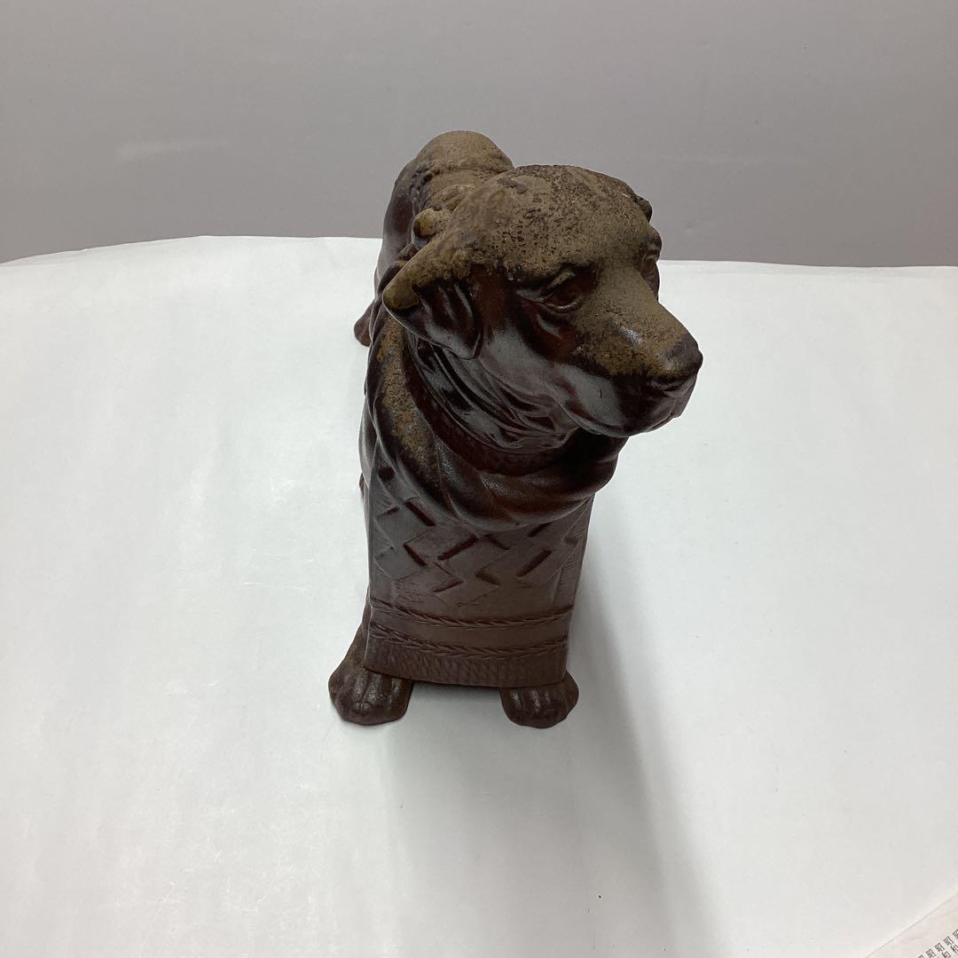 備前焼　土佐犬　　［匿名便］