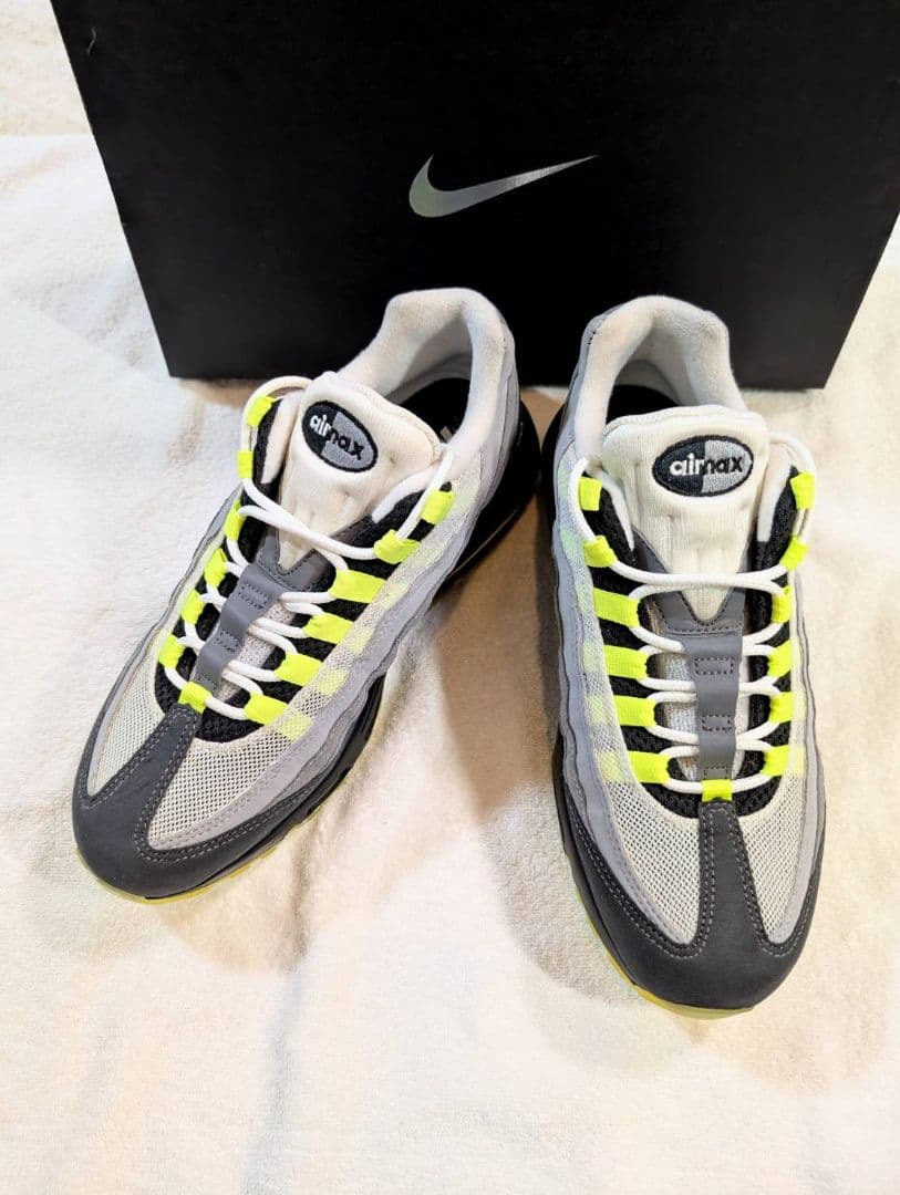 毎日値下げ　着用1回　ナイキID エアマックス95 イエローグラデ　正規品
