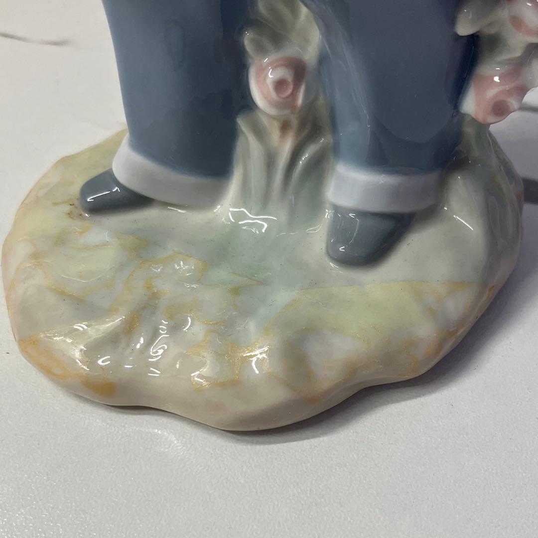 LLADRO リヤドロ 01286 花籠を背負う少年 フィギュリン 箱付