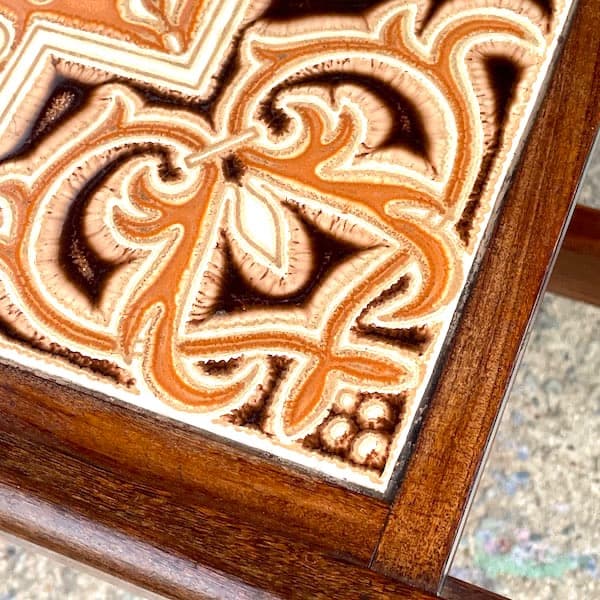 関西限定　送料別　ジープラン　ガラスローテーブル　タイルトップ　G-plan