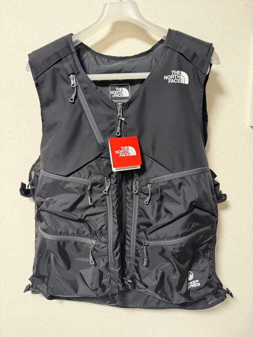 THE NORTH FACE POWDER GUIDE VEST USA L 黒