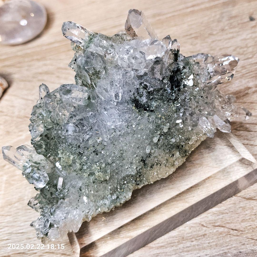 ちー ヒマラヤマニハール産水晶クラスター① ③