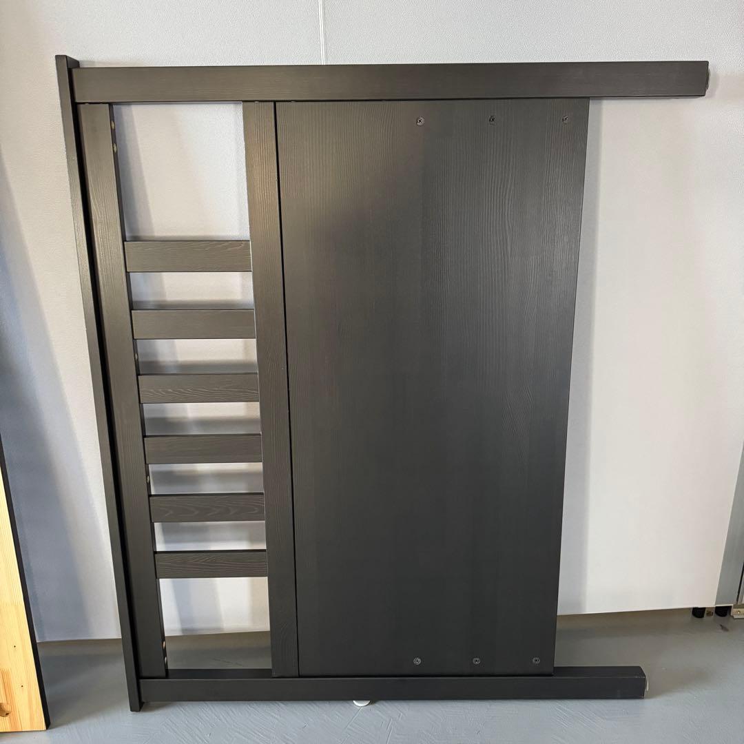 【すのこセット】IKEA ベッドフレーム HEMNES & LÖNSETブラック