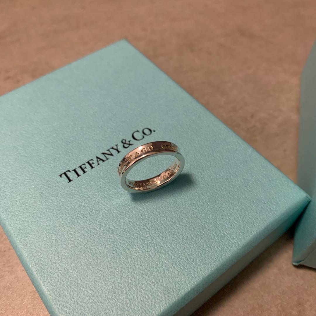 【新品】TIFFANY&CO. ナローリング(8号)