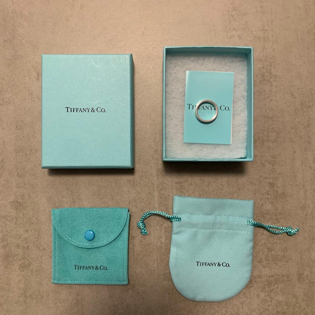 【新品】TIFFANY&CO. ナローリング(8号)