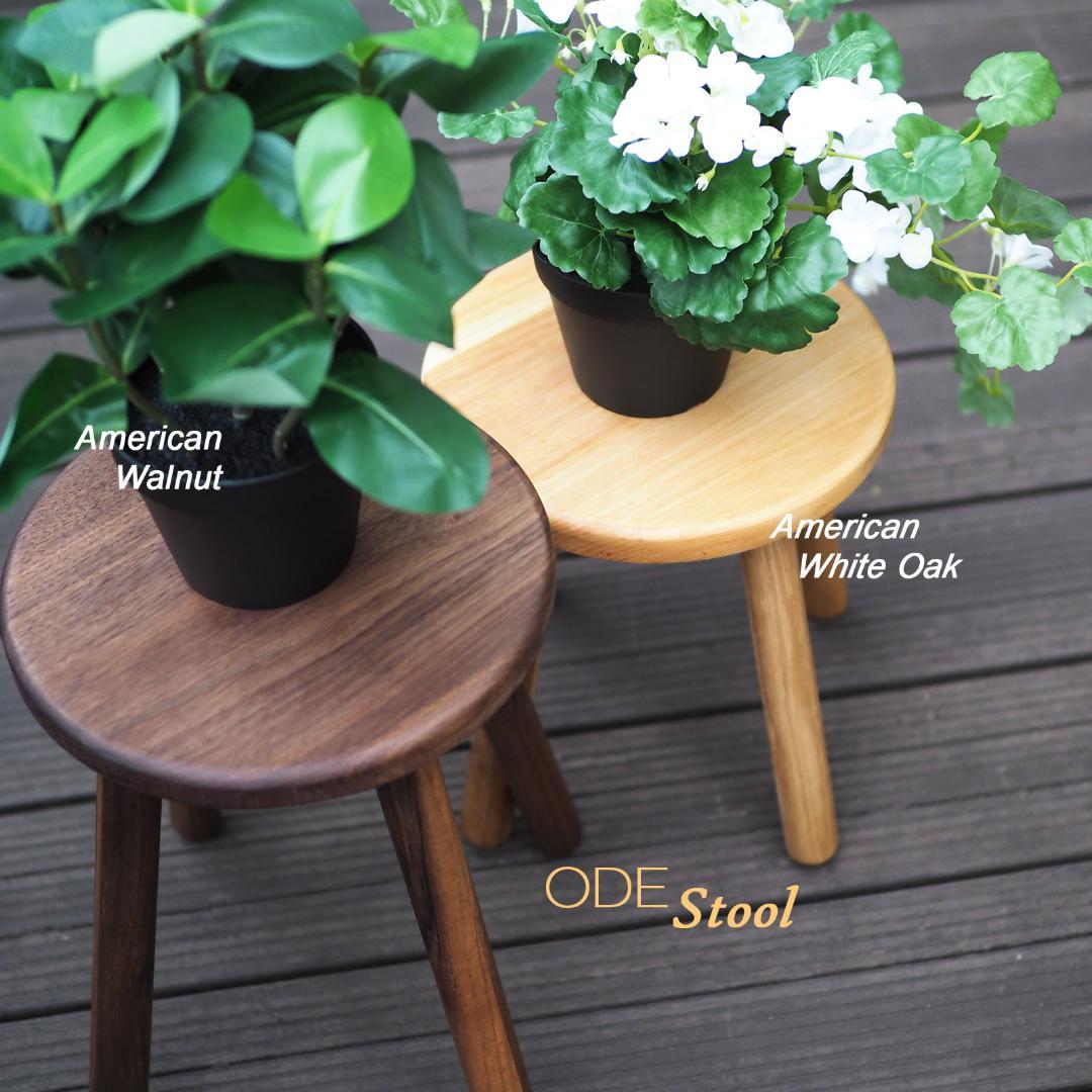 ウッドスタンド（Walnut製）丸型265Φ　Woody'sPlus Store