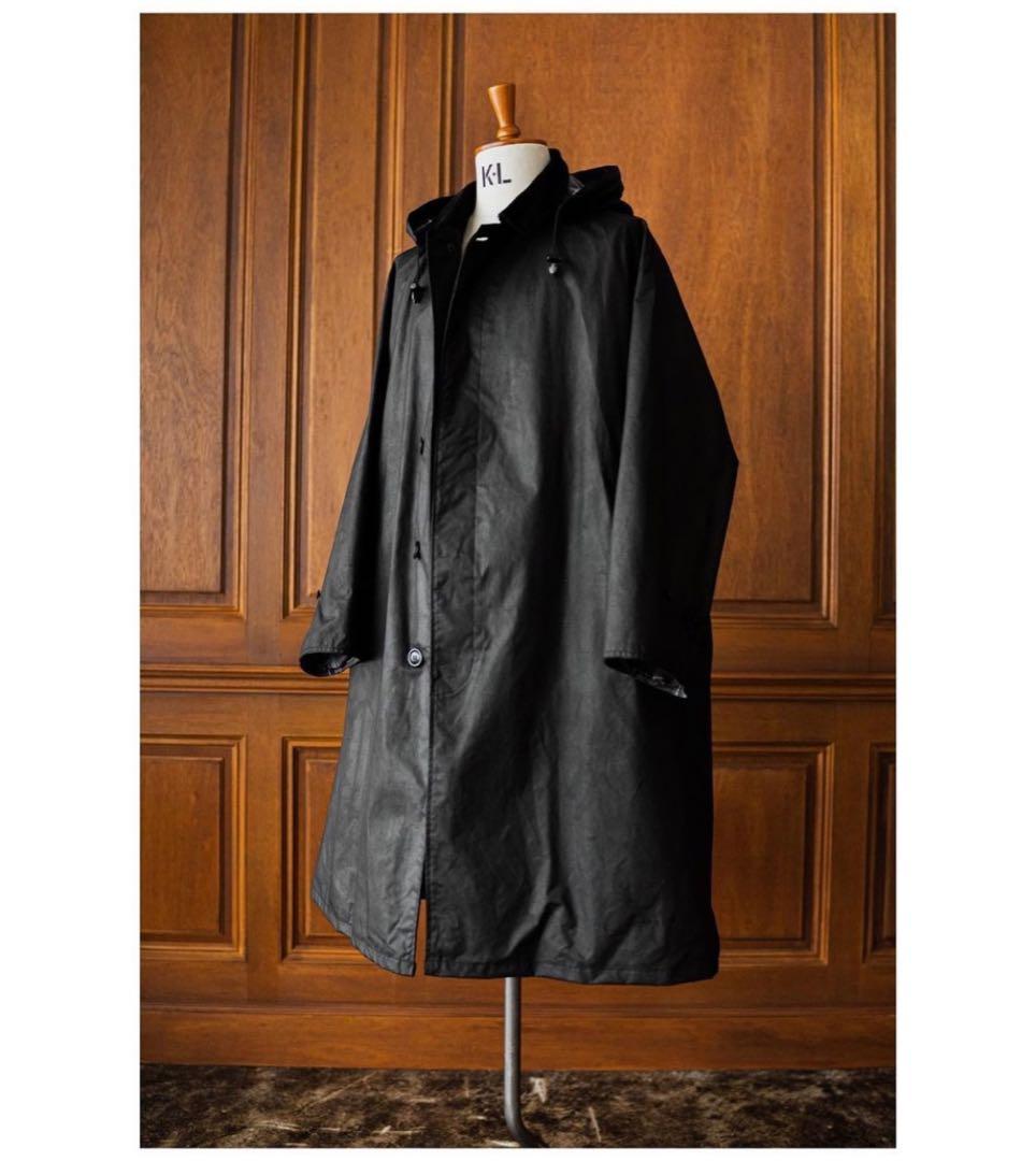 美品★Barbour lechoppe別注バルカラーコートルショップバブアー黒