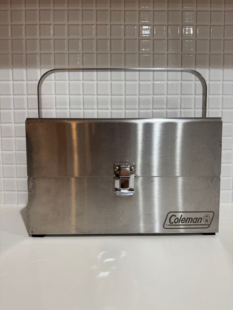【レア】廃盤 コールマン スパイスボックス ステンレスボックス キャンプ