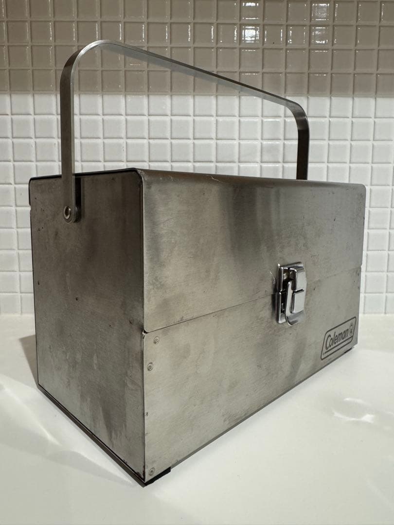 【レア】廃盤 コールマン スパイスボックス ステンレスボックス キャンプ
